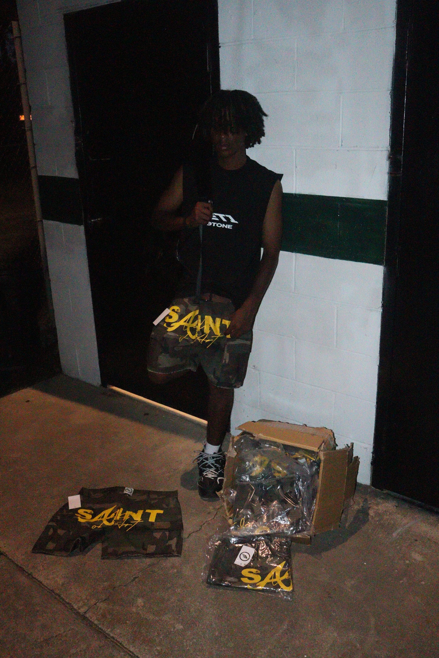 “SAINT VOA” CAMO CARGOS